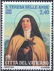 VATICAN 2020 Saint Teresa MNH**