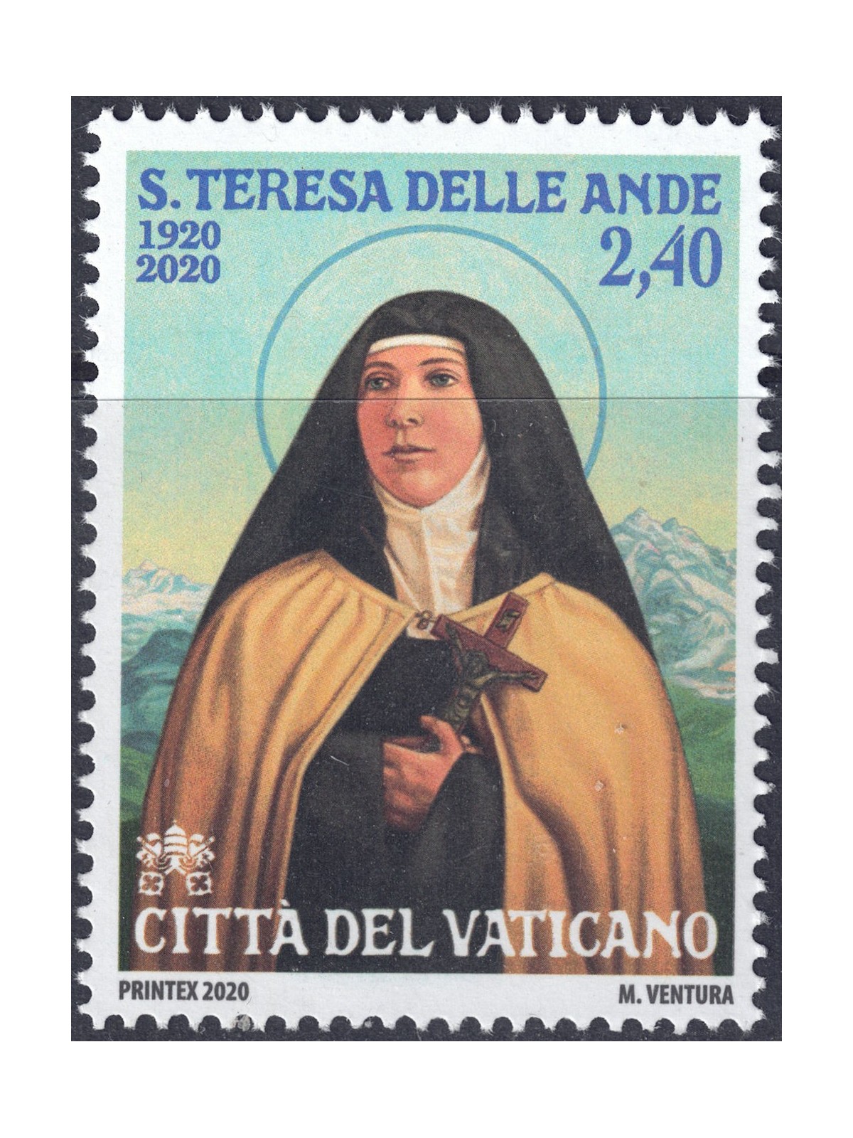 VATICANO 2020 Santa Teresa MNH**