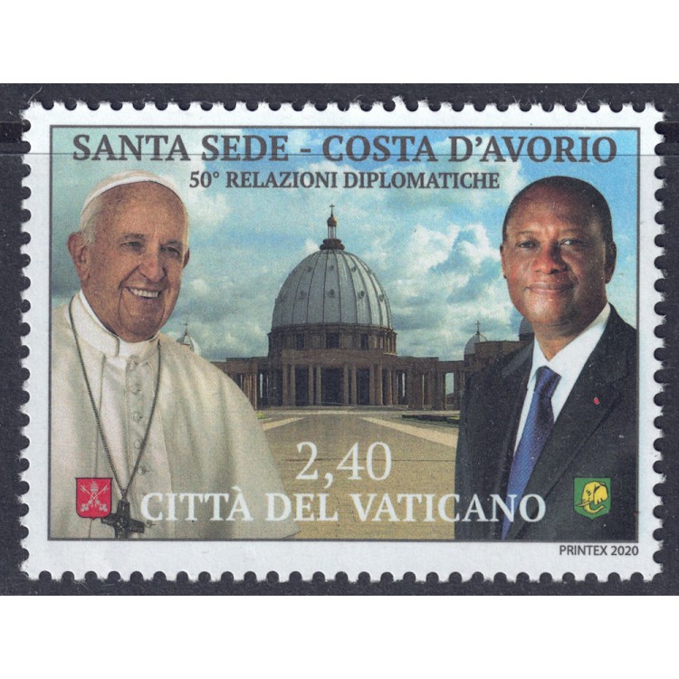 VATICANO 2020 Relazioni diplomatiche MNH**
