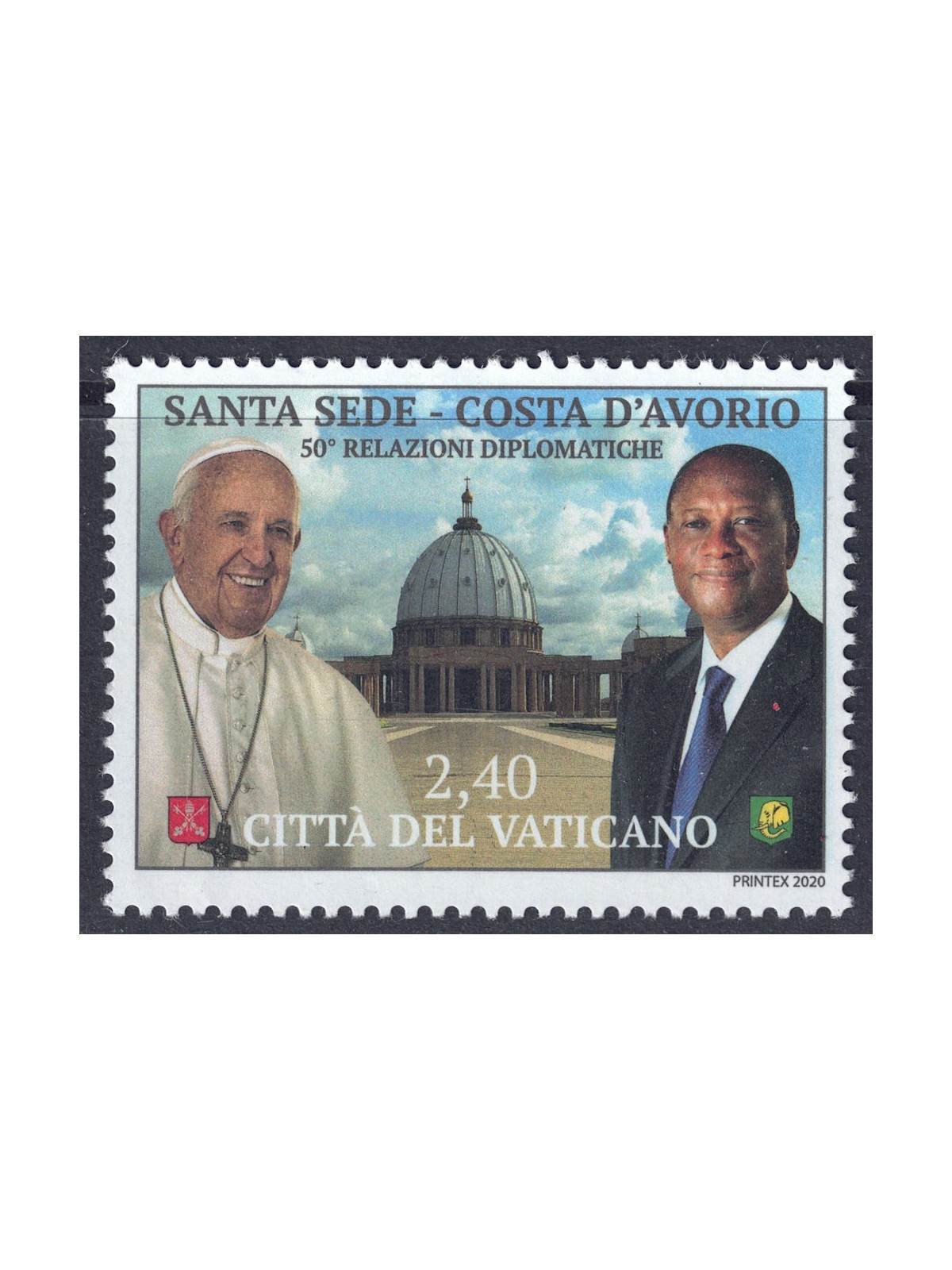 VATICANO 2020 Relazioni diplomatiche MNH**