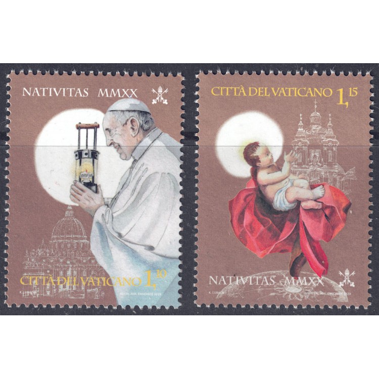 VATICANO 2020 Natale 2v MNH**