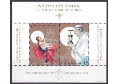 VATICAN 2020 Christmas s/s MNH**