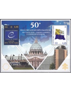 VATICAN 2020 Diplomatic Relations s/s MNH**