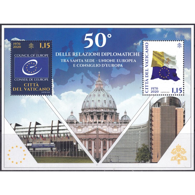 VATICANO 2020 Relazioni diplonatiche BF MNH**