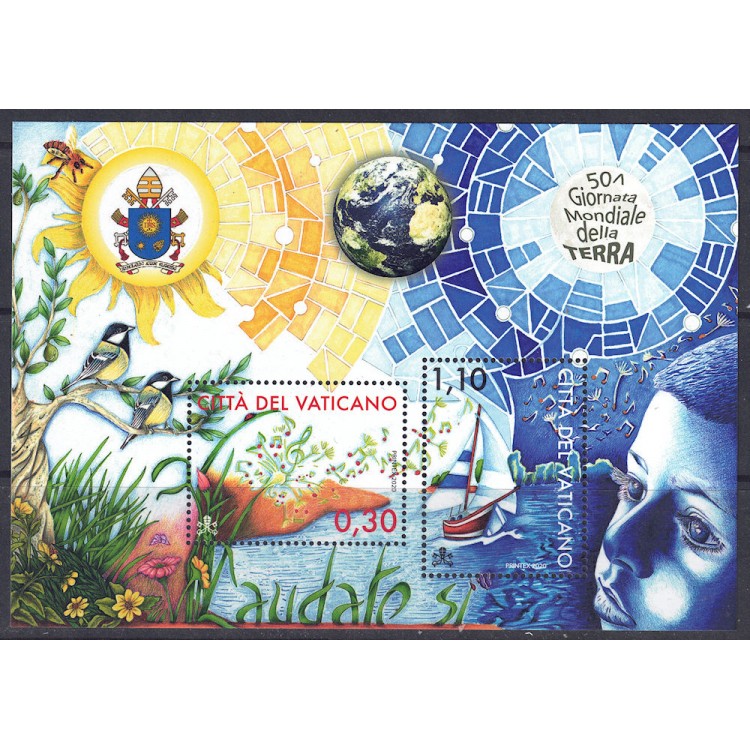 VATICANO 2020 Giornata mondiale della Terra BF MNH**