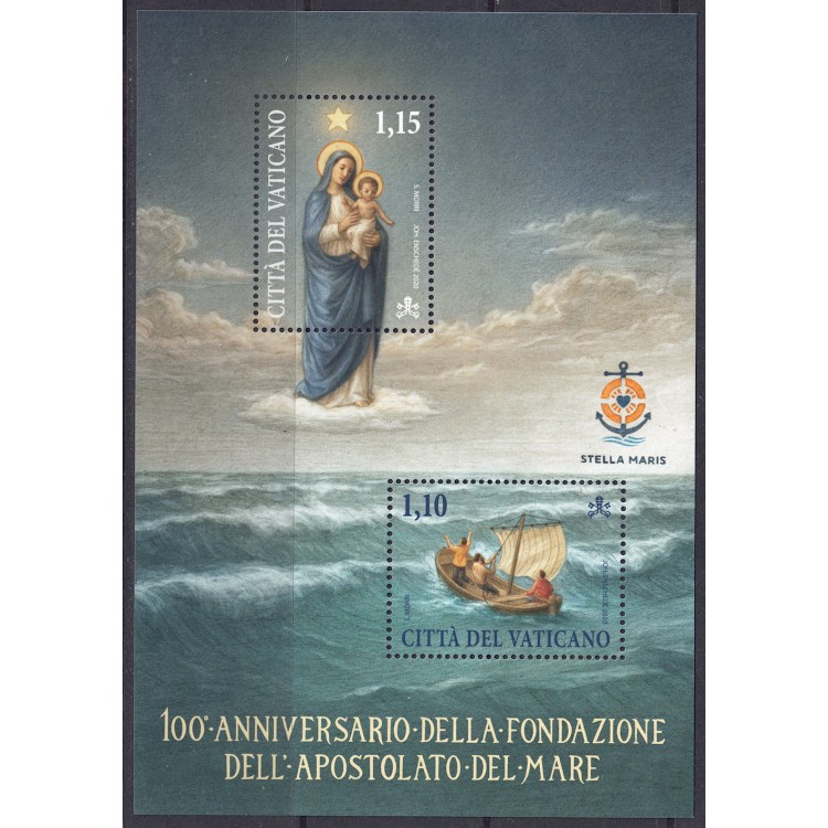 VATICAN 2020 Apostleship of the Sea s/s MNH**