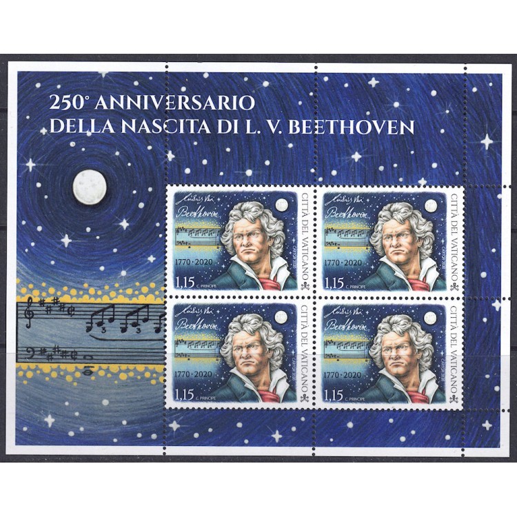 VATICANO 2020 Ludwig van Beethoven MF MNH**