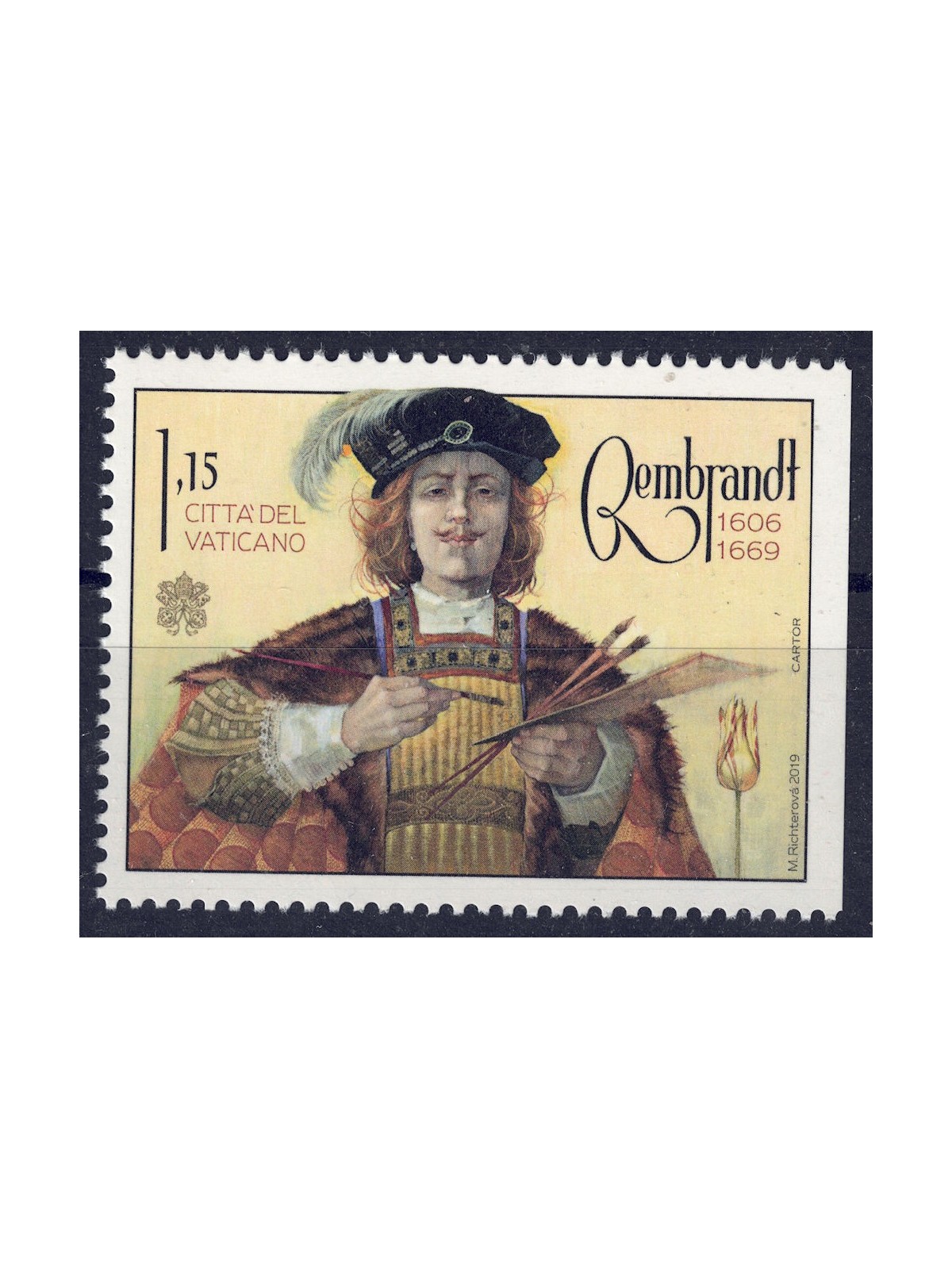 VATICANO 2019 Rembrandt (a) MNH**