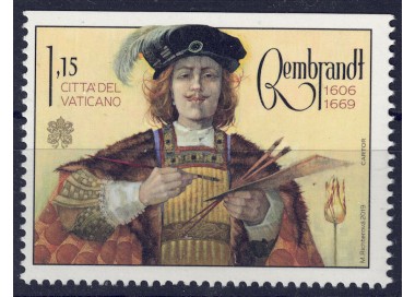 VATICAN 2019 Rembrandt (b) MNH**