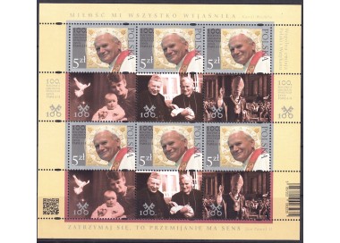 POLAND 2020 John Paul II m/s MNH**