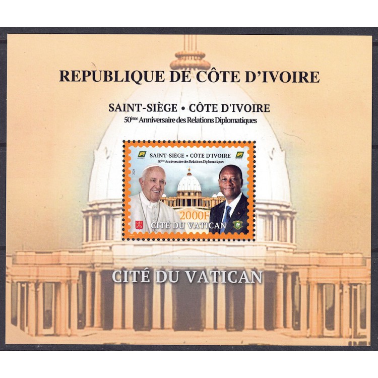 COSTA D'AVORIO 2020 Relazioni diplomatiche BF MNH**