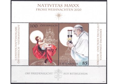 AUSTRIA 2020 Christmas s/s MNH**