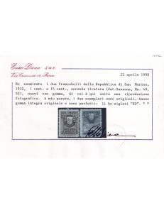 SAN MARINO 1910 Stemma 2v MNH** ©