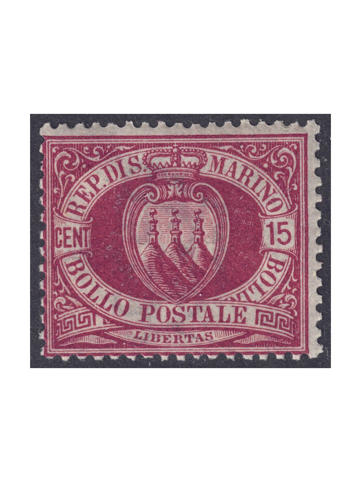 SAN MARINO 1892-94 15c bruno carminio MNH**
