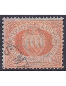 SAN MARINO 1892-94 30c orange us