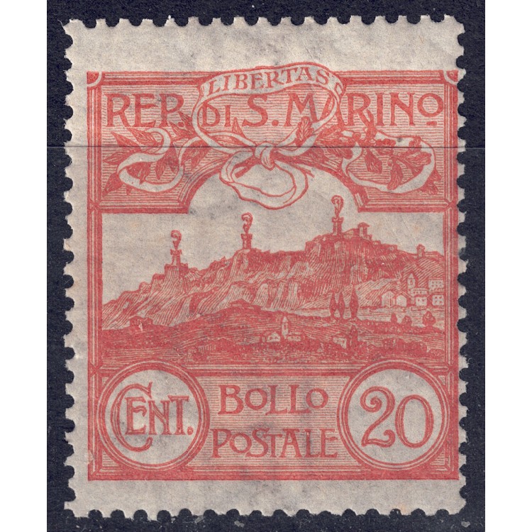 SAN MARINO 1903 20c orange MNH**