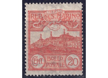 SAN MARINO 1903 20c orange MNH**