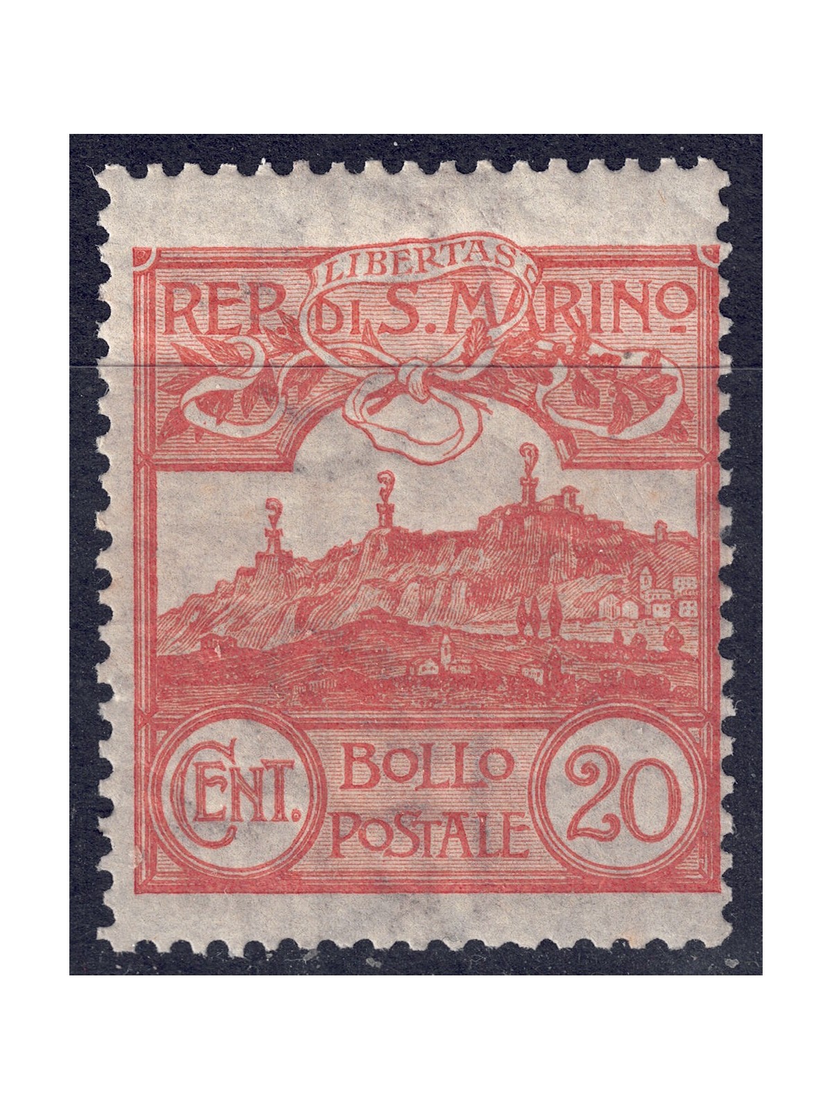 SAN MARINO 1903 20c arancio MNH**
