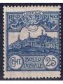 SAN MARINO 1903 25c blue MNH**