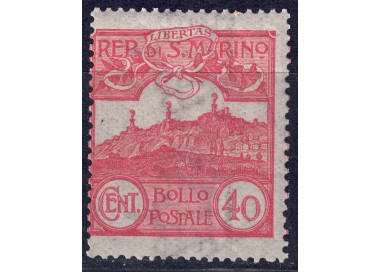 SAN MARINO 1903 40c vermilion MNH**
