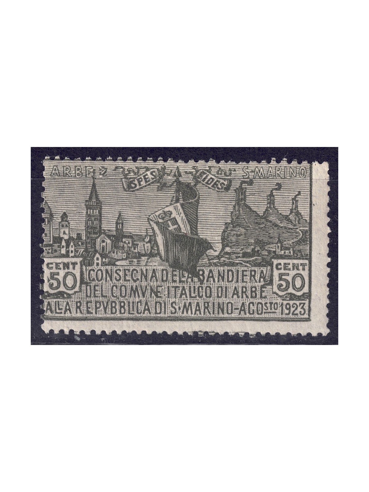 SAN MARINO 1923 Bandiera di Arbe MNH**