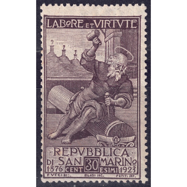 SAN MARINO 1923 Pro Società di Mutuo Soccorso MNH**