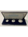 MESSICO 1986 Set Di 3 Monete in argento Campionato Calcio (3° serie)