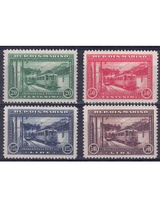 SAN MARINO 1932 Rimini-San Marino railway 4v MNH**