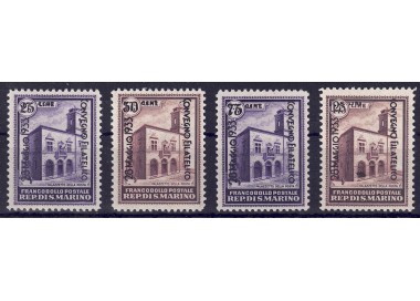 SAN MARINO 1933 Philatelic Conference 4v MNH** ©