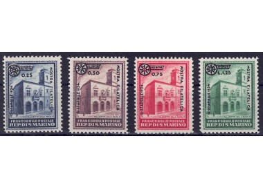 SAN MARINO 1934 Fiera di Milano 4v MNH**