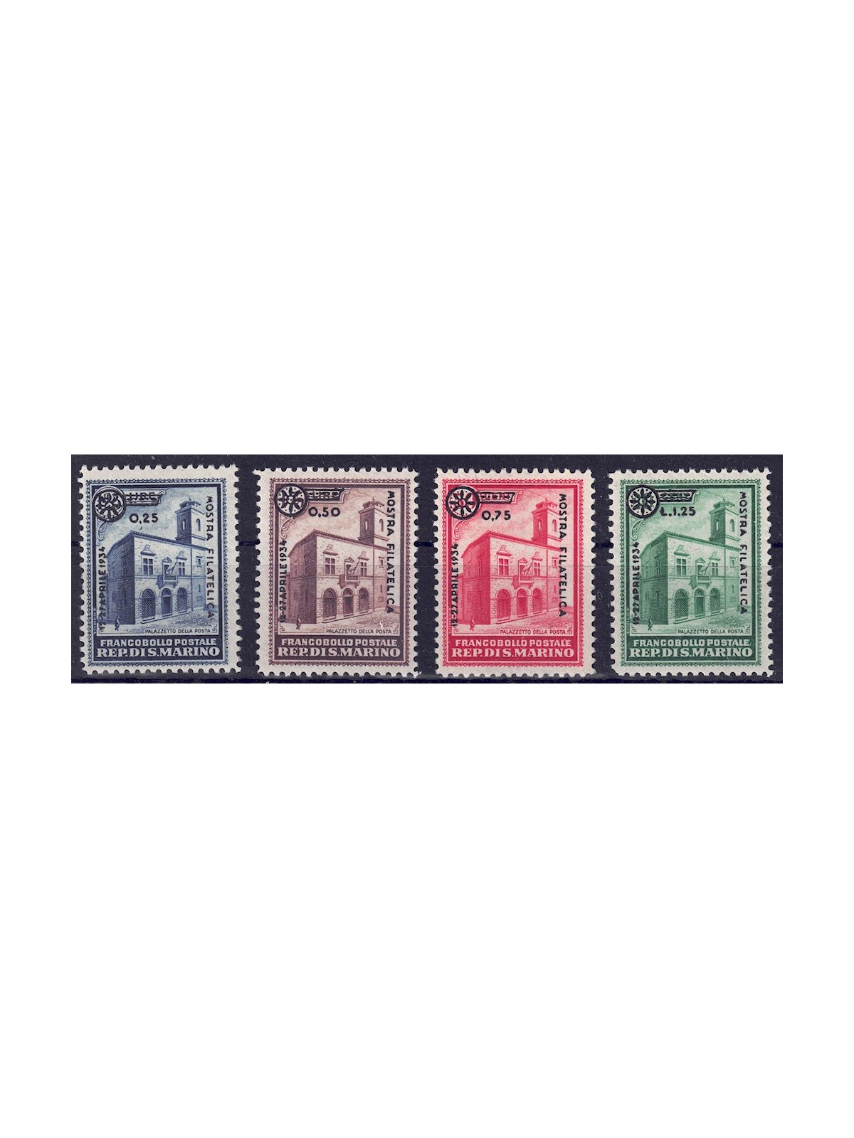 SAN MARINO 1934 Milan Fair 4v MNH**