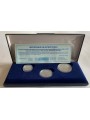 MEXICO 1986 Set of 3 Silver Coins Football Championship (1st series)