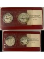 ICELAND 1974 500 and 1000 Kronur Silver UNC