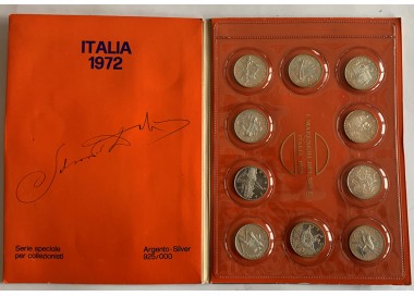 ITALIA 1972 I Marenghi del Sole 10 Monete FDC