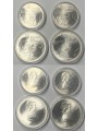 CANADA 1976 Montreal Olympics set of 4 silver coins UNC