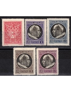 VATICANO 1940 Medaglioncini 5v MNH**
