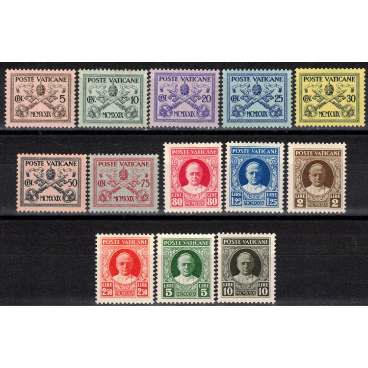VATICANO 1929 Conciliazione 13v MH*
