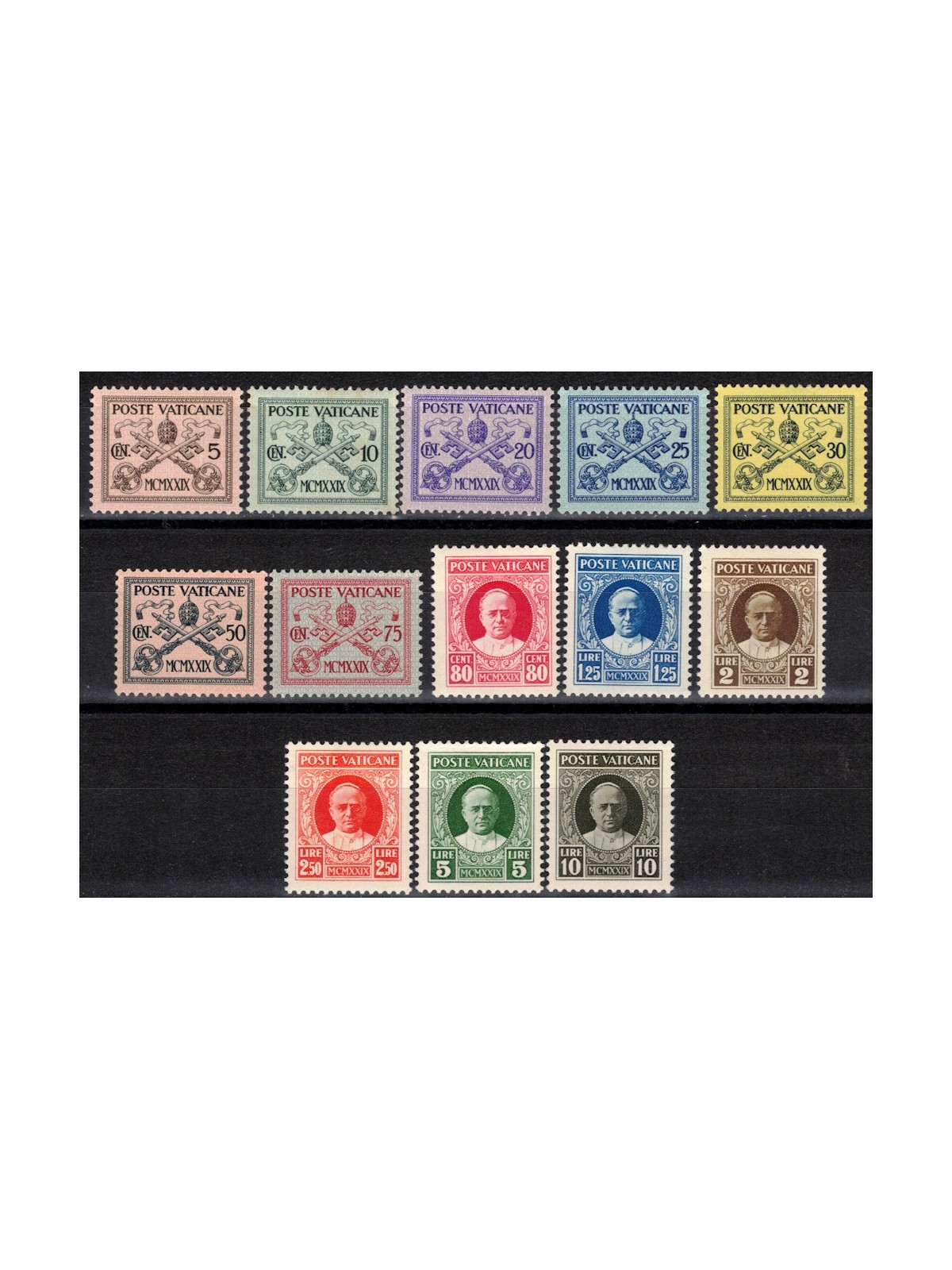 VATICANO 1929 Conciliazione 13v MH*