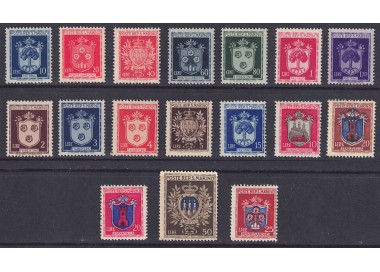 SAN MARINO 1945-46 Coats of Arms of the Castles 17v MNH**