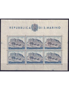 SAN MARINO 1949 UPU Anniversary £ 100 s/s MNH**