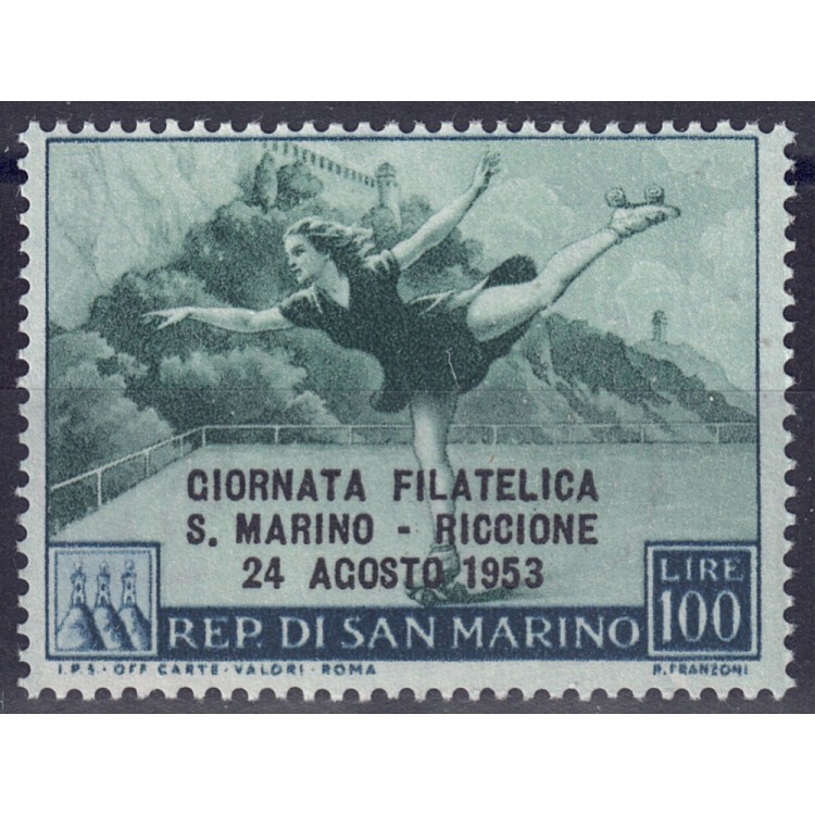 SAN MARINO 1953 Philatelic Day MNH**