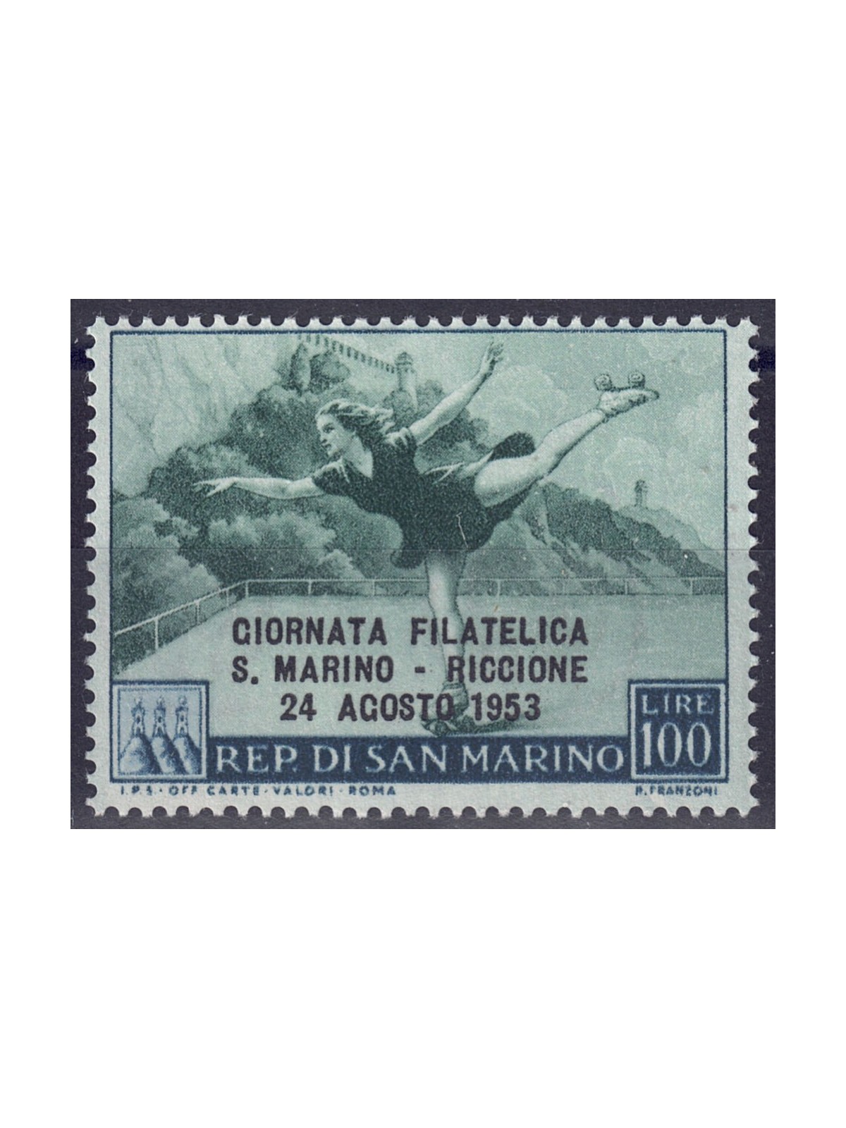SAN MARINO 1953 Giornata filatelica MNH**