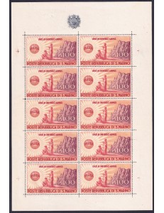 SAN MARINO 1946 Assistance to those damaged by the war, UNRRA s/s MNH** ©