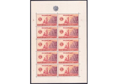 SAN MARINO 1946 Assistenza ai danneggiati dalla guerra, UNRRA BF MNH** ©