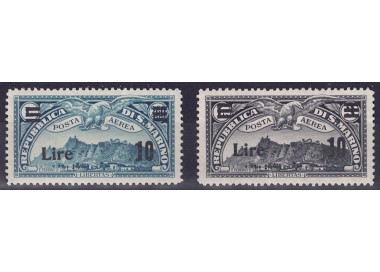 SAN MARINO 1942 Airmail 2v MH*