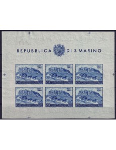 SAN MARINO 1951 Anniversary UPU (airmail) £200 s/s nd MNH**