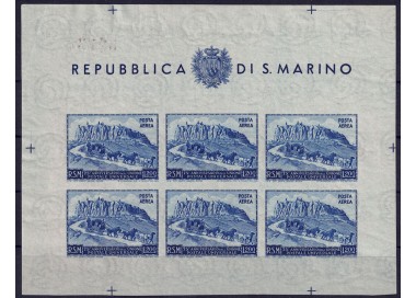 SAN MARINO 1951 Anniversary UPU (airmail) £200 s/s nd MNH**