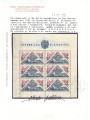 SAN MARINO 1952 Giornata filatelica (posta aerea) BF MNH** ©