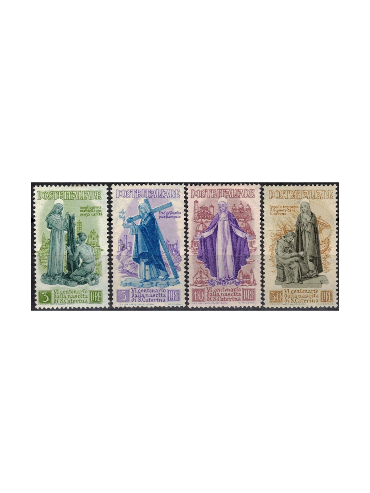 ITALY 1948 Santa Caterina 4v MH*