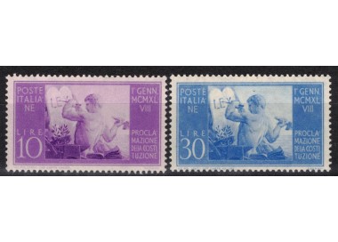 ITALIA 1948 Costituzione 2v MH*